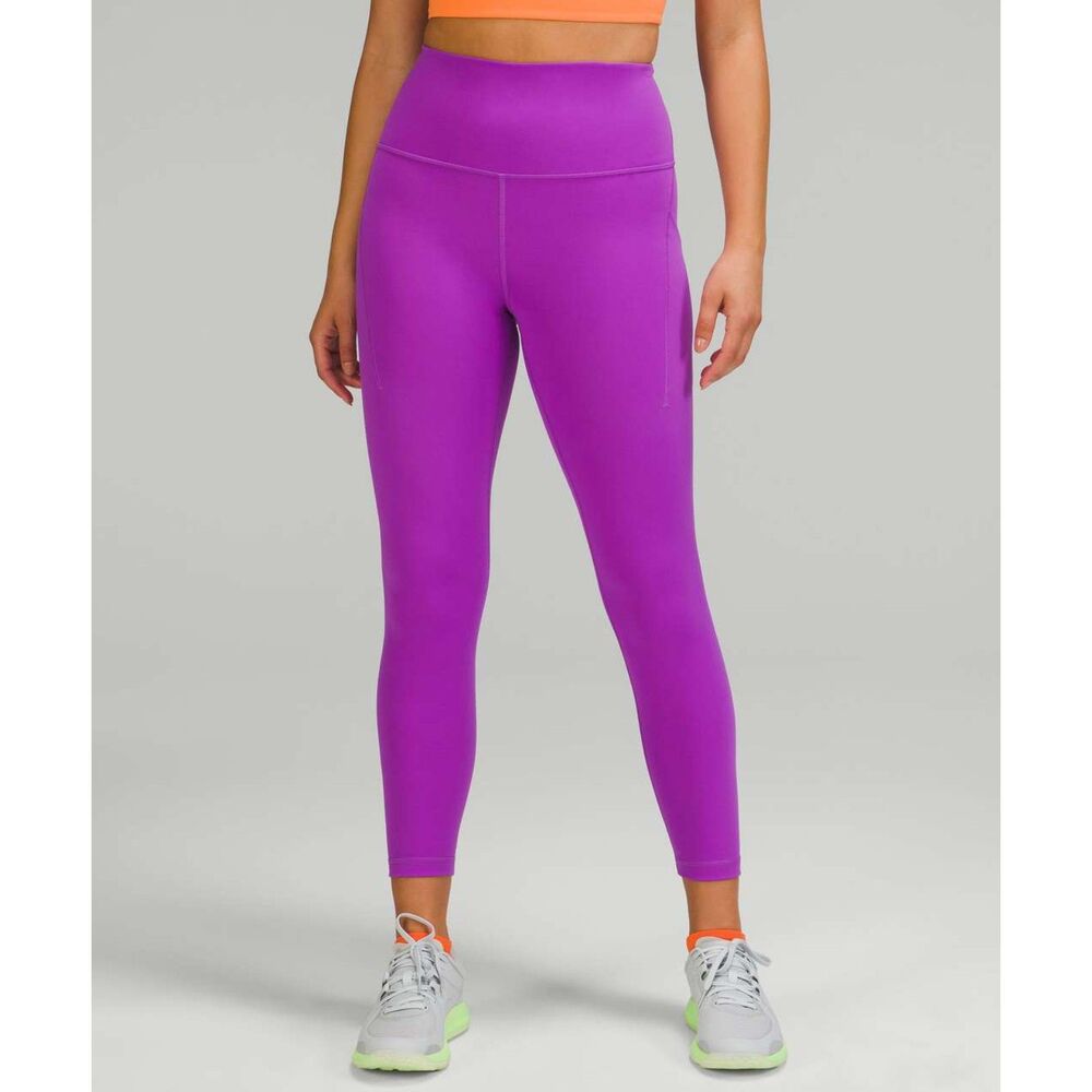 Lululemon Wunder Train High-Rise Tight with Pockets 25" Moonlit Magenta SIZE 0